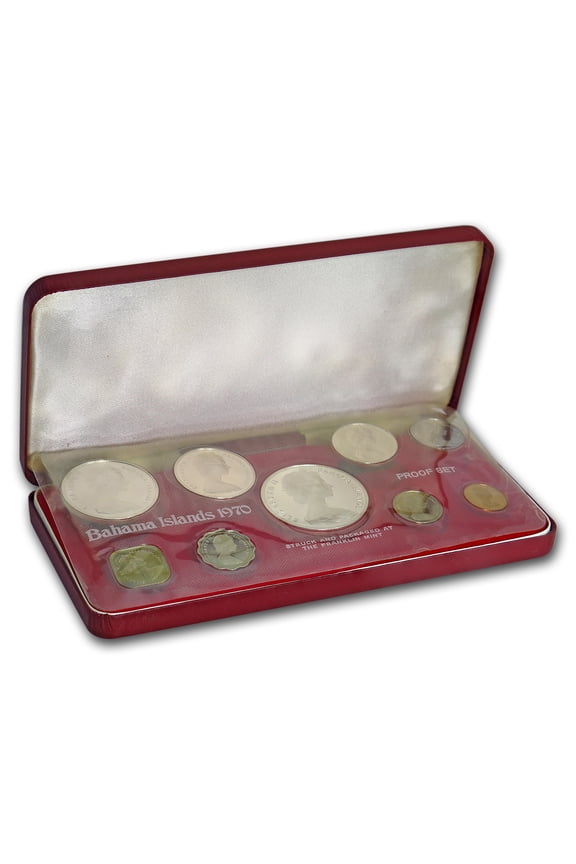 1970 Bahamas 9-Piece Proof Set