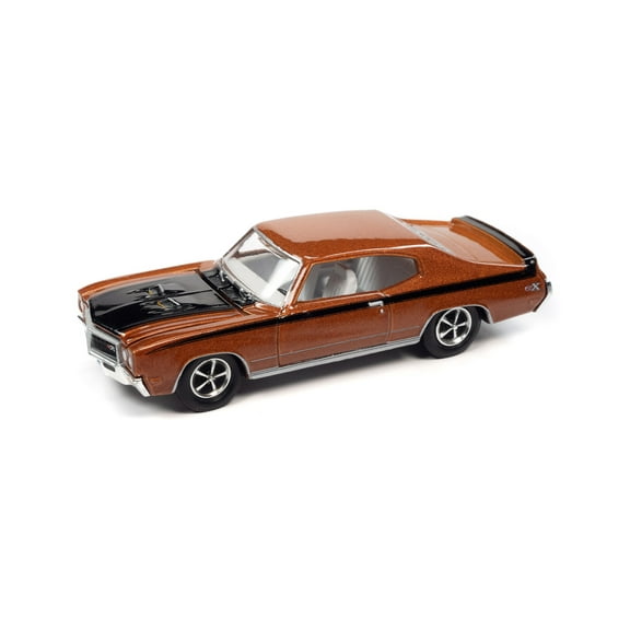 1970 Buick GSX, Burnished Copper/Bronze w/Black Stripes on Hood - RC2 RC015/48 - 1/64 Scale Diecast Model Car