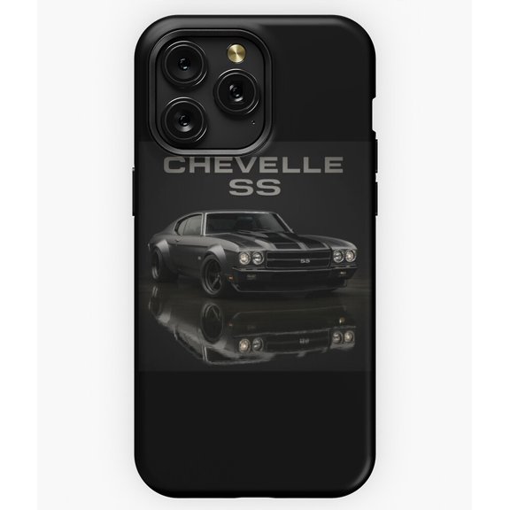 1970 Chevelle SS Blackout Muscle Car G092 Phone Case for iPhone17 16 15 14 13 12 11 Pro Max