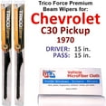 thumbnail image 1 of 1970 Chevrolet C30 Pickup Performance Beam Wipers (Set of 2), 1 of 4