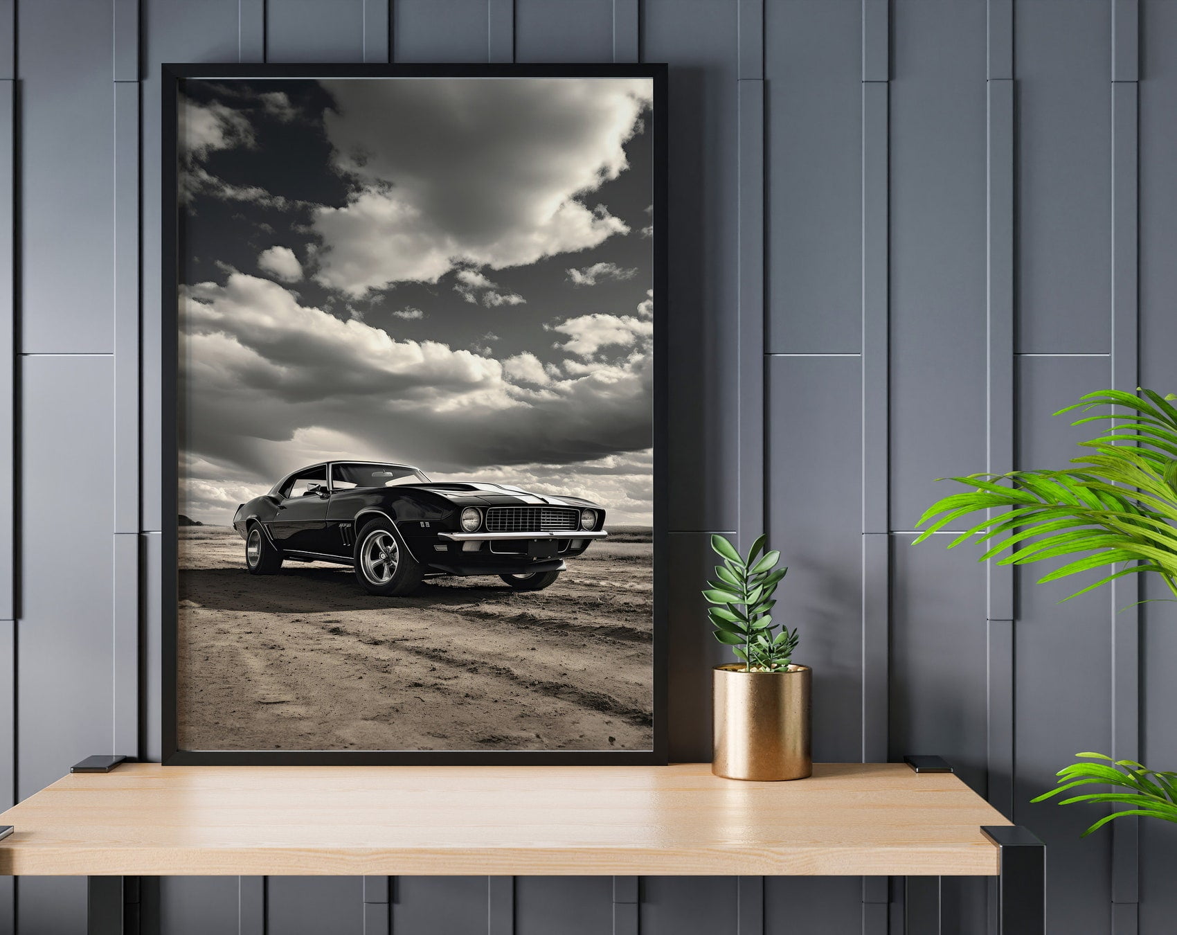 1970 Chevrolet Camaro Car Poster Print Vintage Chevy Art Luxury Car ...