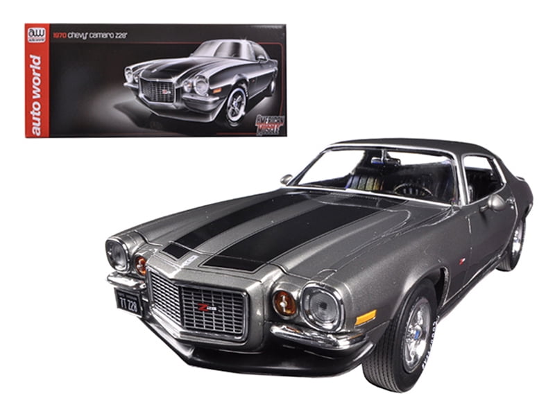 1970 Chevrolet Camaro Z/28 Galaxy Gray 1/18 Diecast Model Car by