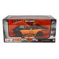 thumbnail image 1 of 1970 Chevrolet Corvette Harley Davidson Black/Orange 1/24 Diecast Model Car by Maisto, 1 of 1