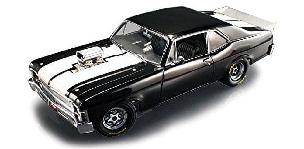 1970 Chevrolet Nova 1320 Kings Blown Drag Car Black with White