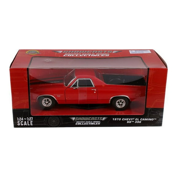 1970 Chevy El Camino SS 396, Red - Showcasts 71347R - 1/24 Scale Diecast Model Car