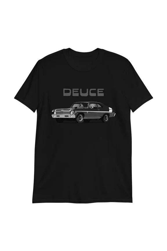 1970 Chevy Nova Deuce Classic Car Short-Sleeve T-Shirt