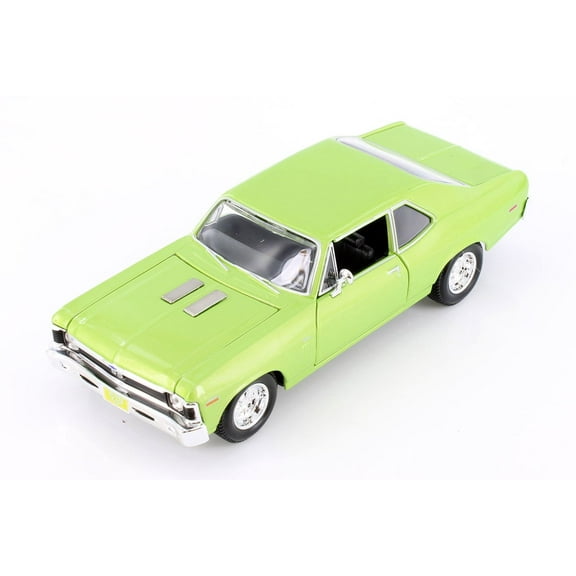 1970 Chevy Nova SS Hardtop, Green - Showcasts 38262GN - 1/24 Scale Diecast Model Car