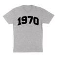 thumbnail image 1 of 1970 College Style Shirt Unisex 4X-Large Grey, 1 of 5