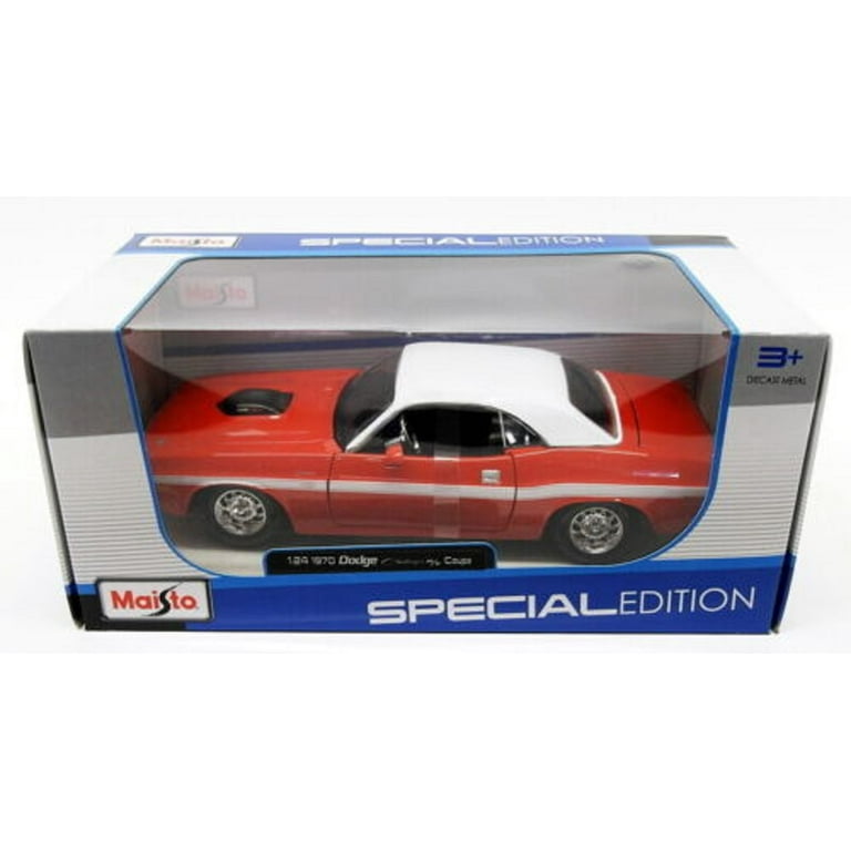 1970 Dodge Challenger R/T 1/24レッド絶版品 Amazon.com: 1970 Dodge Challenger R/T Coupe Red with White