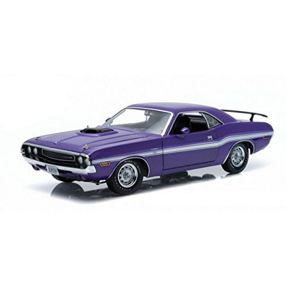 1970 Dodge Challenger R/T Hemi 426 Shaker Plum Crazy Purple Scat Pack 1/18 by Greenlight 12930