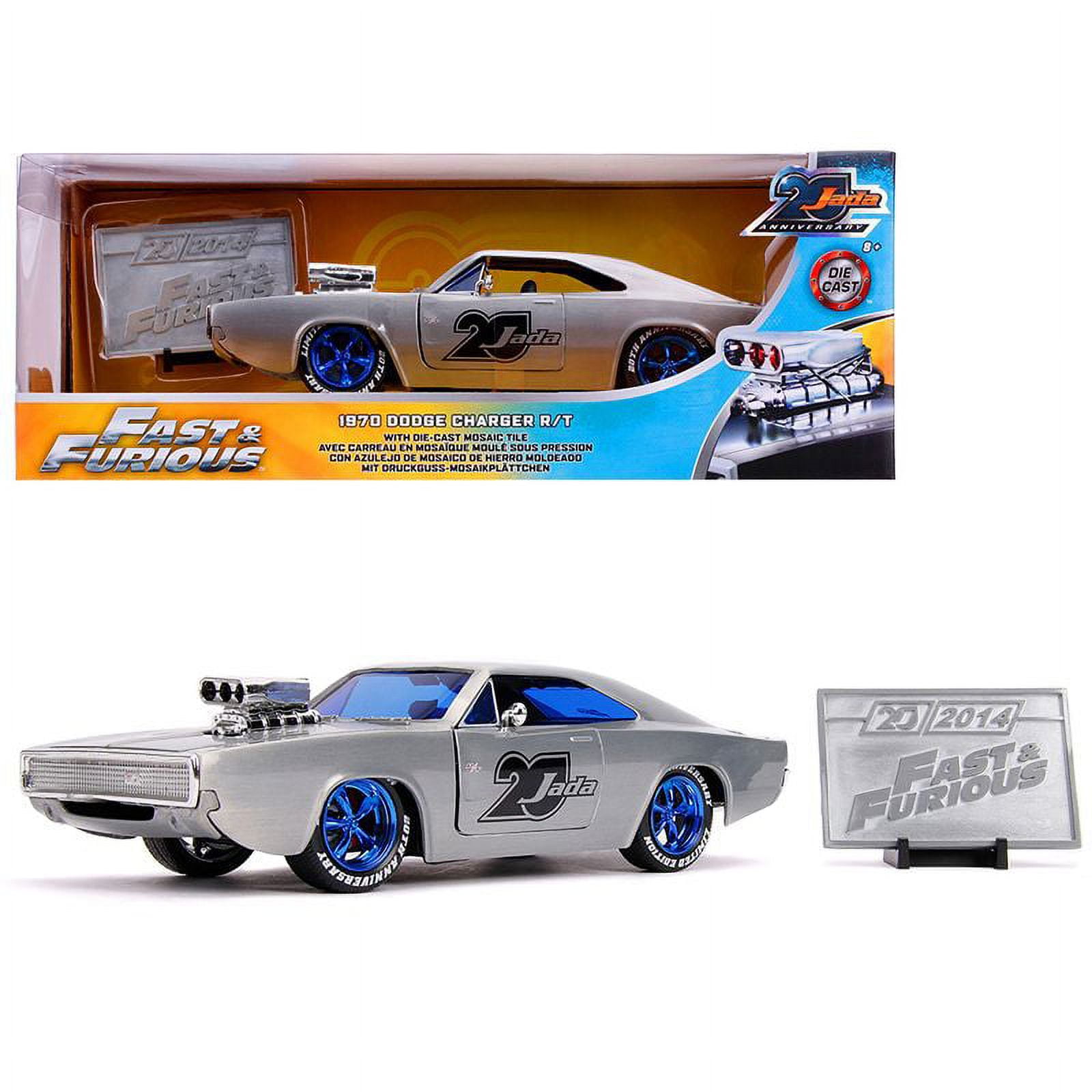 1970 Dodge Charger R/T Raw Metal Fast & Furious Jada 20th