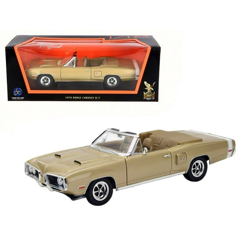 ミニカー Lucky Die Cast Dodge Coronet R/T 1970 Lucky DieCast 1:18 Dodge Coronet R/T Year 1970 gold 92548