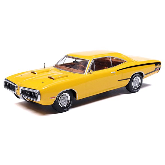 1970 Dodge Coronet Super Bee Yellow with Black Stripes 1/43 Diecast Model by IXO Models