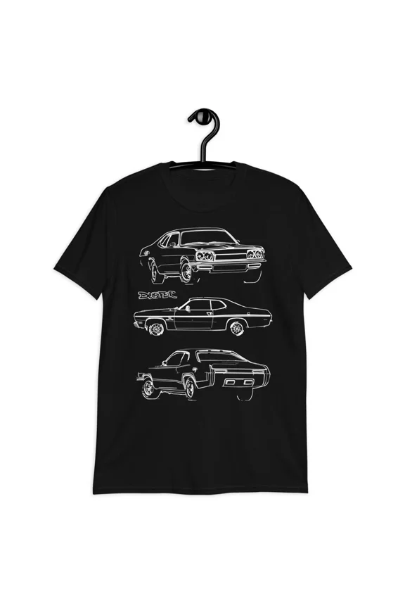 1970 Duster 340 Vintage Muscle Car Collector Cars Gift Short-Sleeve T-Shirt