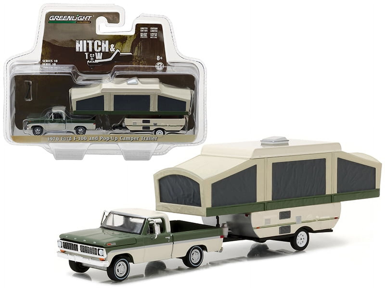 1970 Ford F-100 Pickup and Pop Up Camper Trailer Hitch & Tow