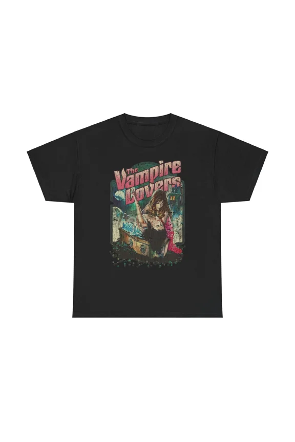 1970 Gothic Romance Vampire Cinema Classic Film Tribute Unisex T-Shirt, up to size 5XL