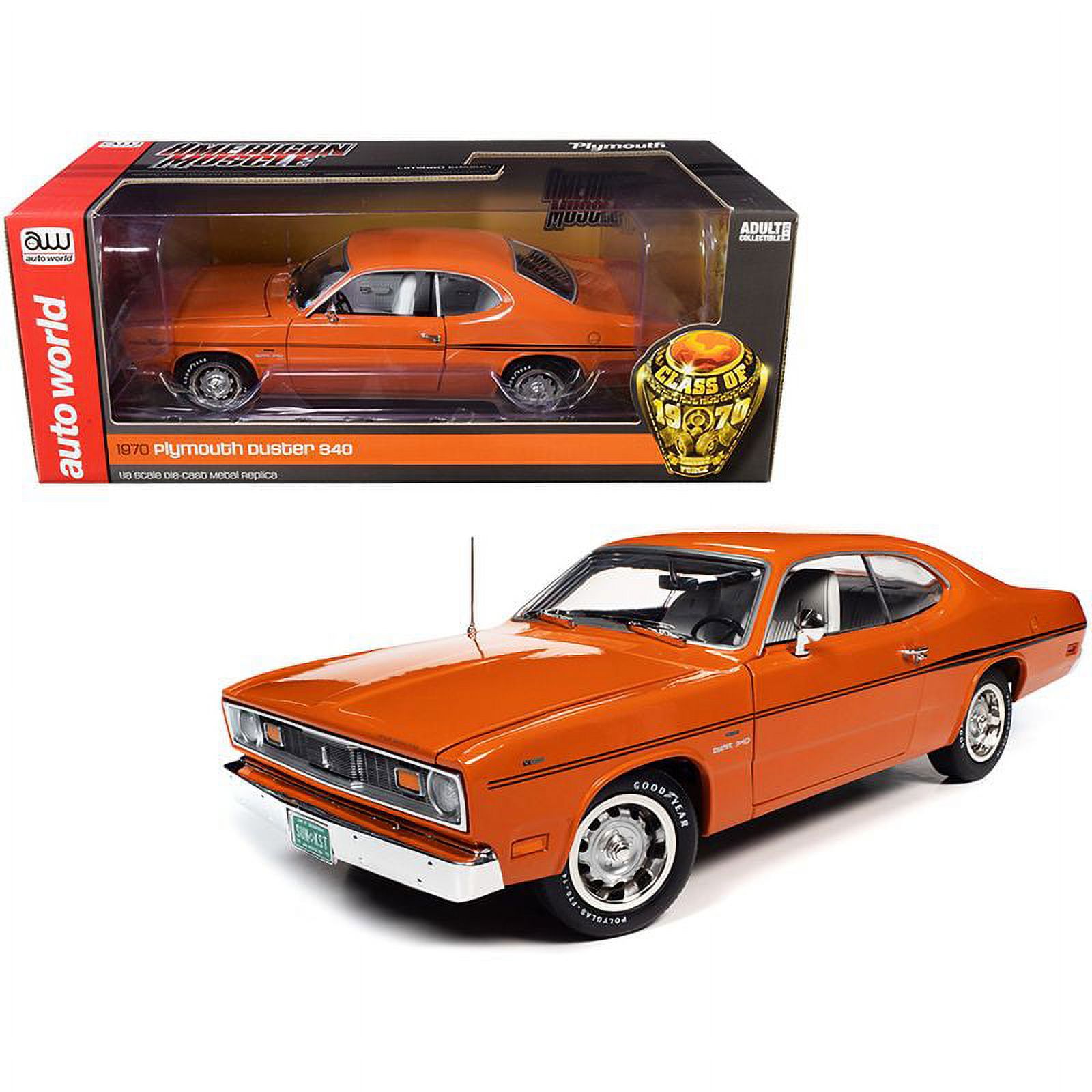 1970 Plymouth Duster 340 Two-Door Coupe EK2 Vitamin C Orange