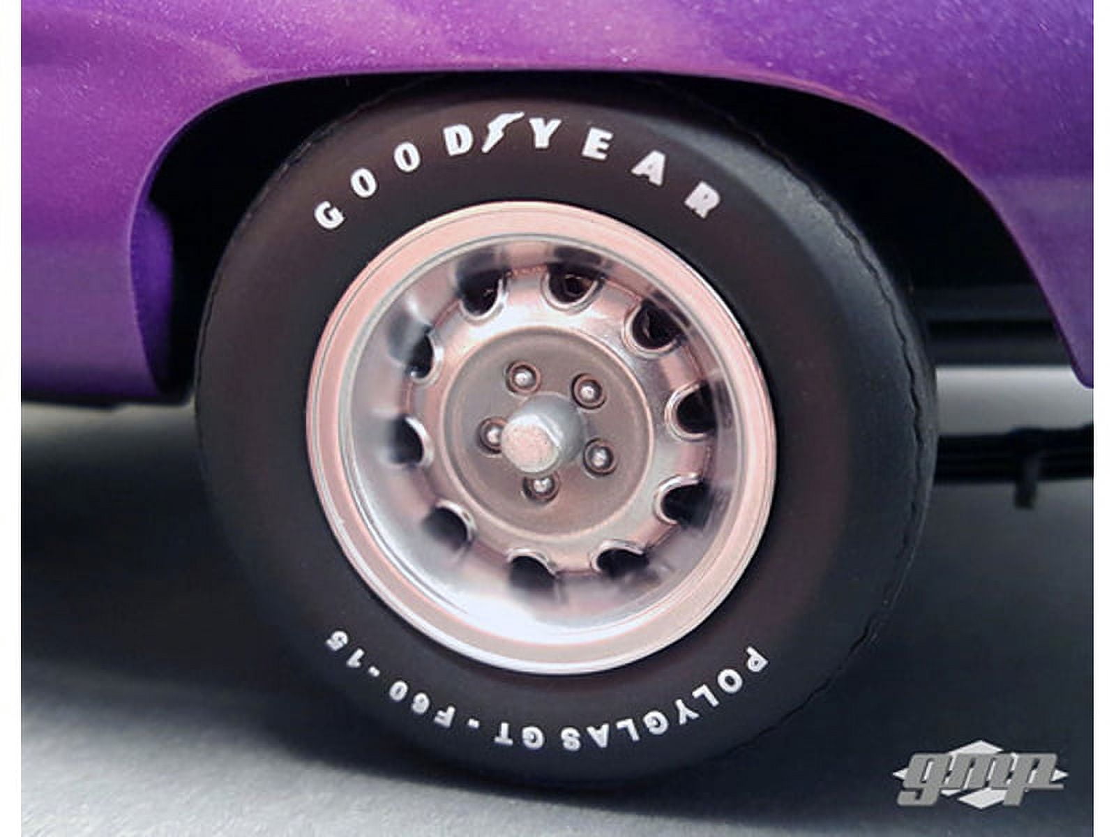 1970 Plymouth Road Runner Rally Wheels and Tires Set of 4 Pack 1/18 by ...