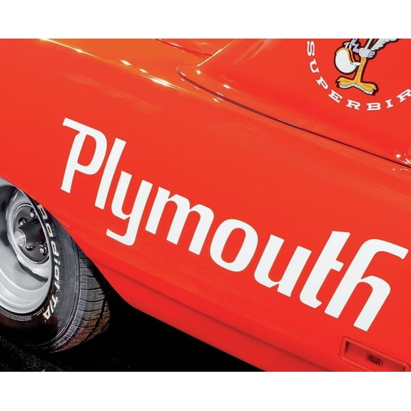 1970 Plymouth Superbird Quarter Panel Decals Package in WHITE Mopar New