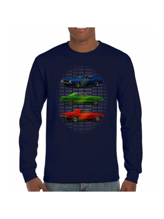1970 Road Legends Muscle Car Long Sleeve T-shirt American Vintage Classic