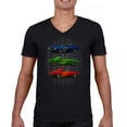 thumbnail image 1 of 1970 Road Legends Muscle Car Men's V-Neck T-shirt American Vintage Classic, 1 of 7