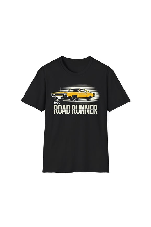 1970 Road Runner T-Shirt – Yellow Muscle Car Classic Graphic Tee