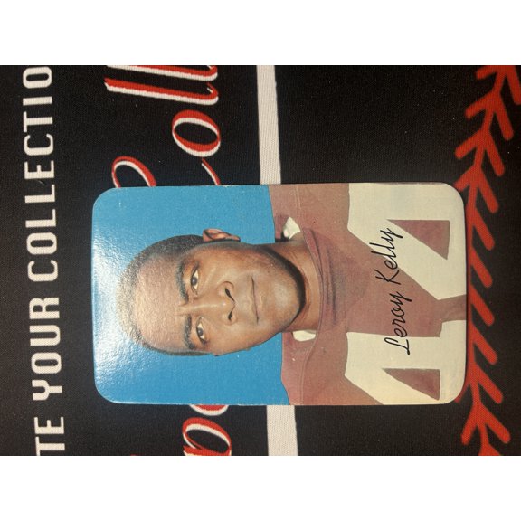 1970 Supers LEROY KELLY #8 Surface Indent on Front