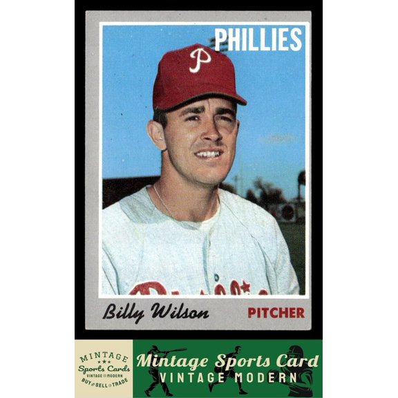 1970 Topps Billy Wilson #28 Philadelphia Phillies Baseball Card