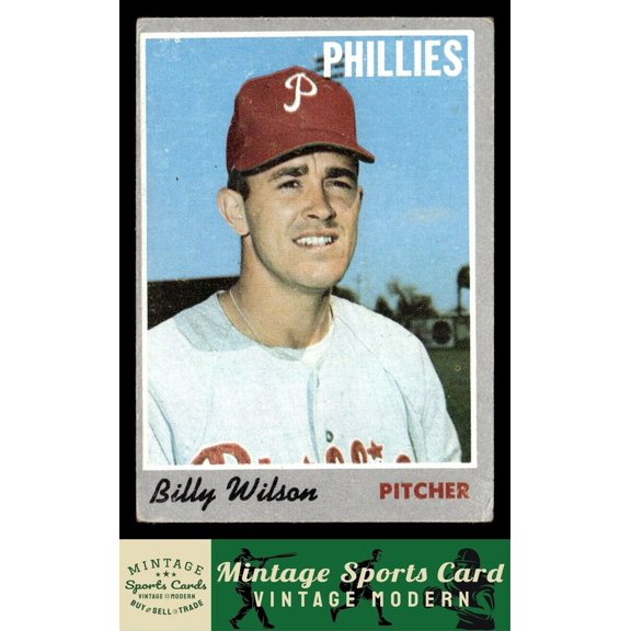 1970 Topps Billy Wilson #28 Philadelphia Phillies Baseball Card