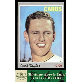 1970 Topps Carl Taylor #76 St. Louis Cardinals Baseball Card