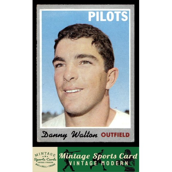 1970 Topps Danny Walton #134 RC Seattle Pilots Baseball Card