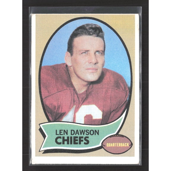 1970 Topps Len Dawson #1 Kansas City Chiefs Football Card