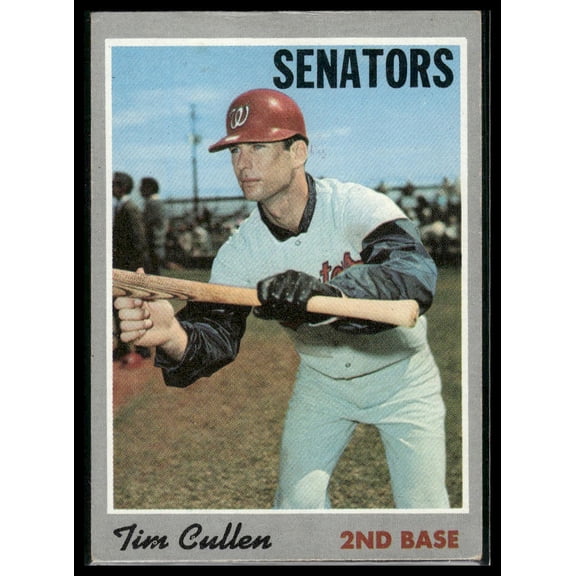 1970 Topps Tim Cullen 49 Baseball Card Washington Senators