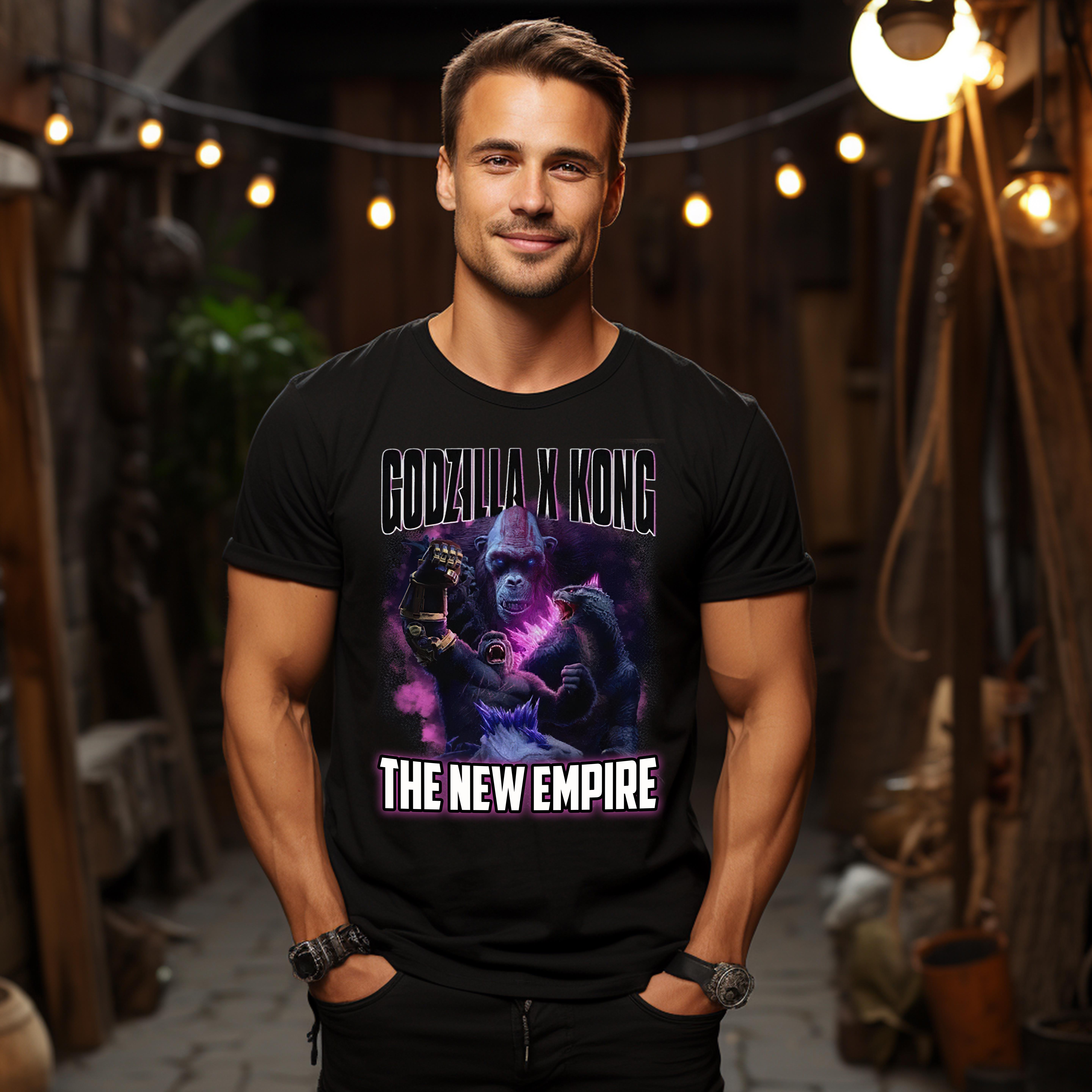 1970 Ustee Cool For All ,Godzilla X Kong The New Empire 2024 UNISEX T