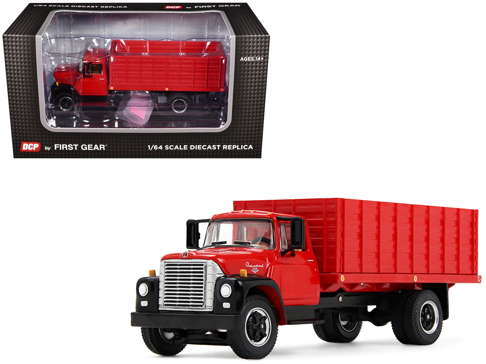 Austin Loadstar Diecast Model 1970s International Loadstar Grain Truck Harvester Red 1/64 Diecast ...