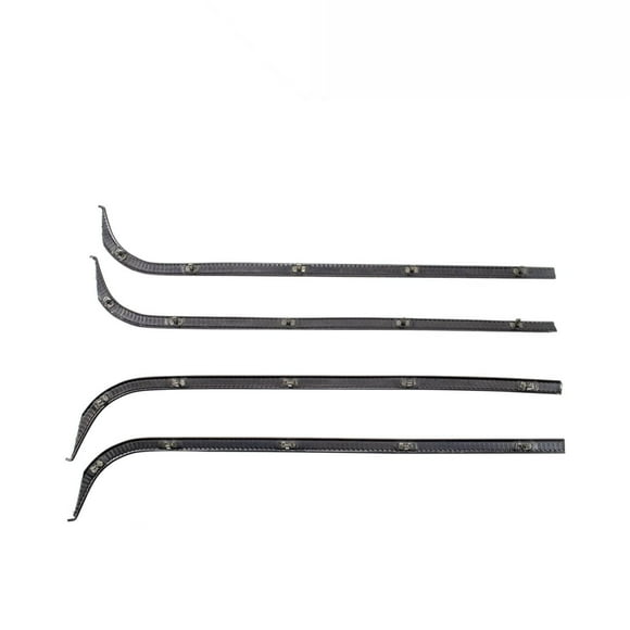 1971-1972 for Ford for F-100 for F-250 for F-350 Door Window Weather Strip Seals - 4Pc Kit