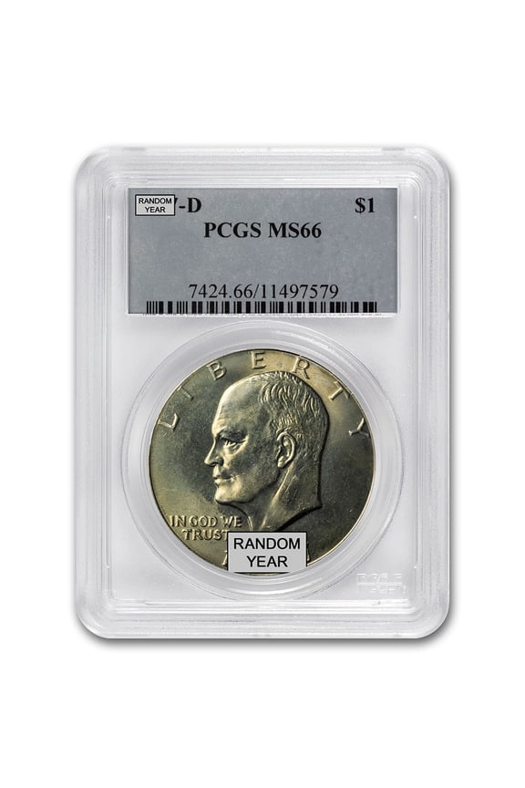 1971-1978 Clad Eisenhower Dollar MS-66 PCGS (Random Year)