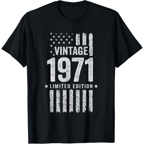 1971 Birthday - Born In 1971 - Limited Edition Vintage 1971 T-Shirt Unisex S-5XL Hot Trending Shirt Birthday Gift