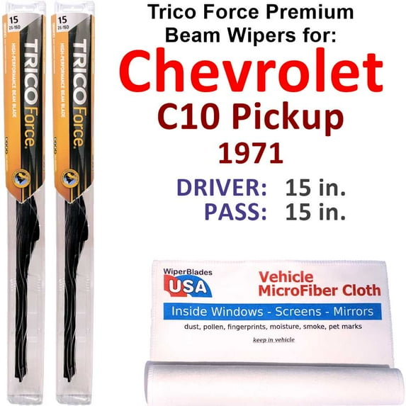 1971 Chevrolet C10 Pickup Performance Beam Wipers (Set of 2)