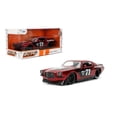 thumbnail image 1 of 1971 Chevrolet Camaro #71 Red Metallic with Black Stripes "Bigtime Muscle" Series 1/24 Diecast Model Car by Jada(Selections May Vary), 1 of 6