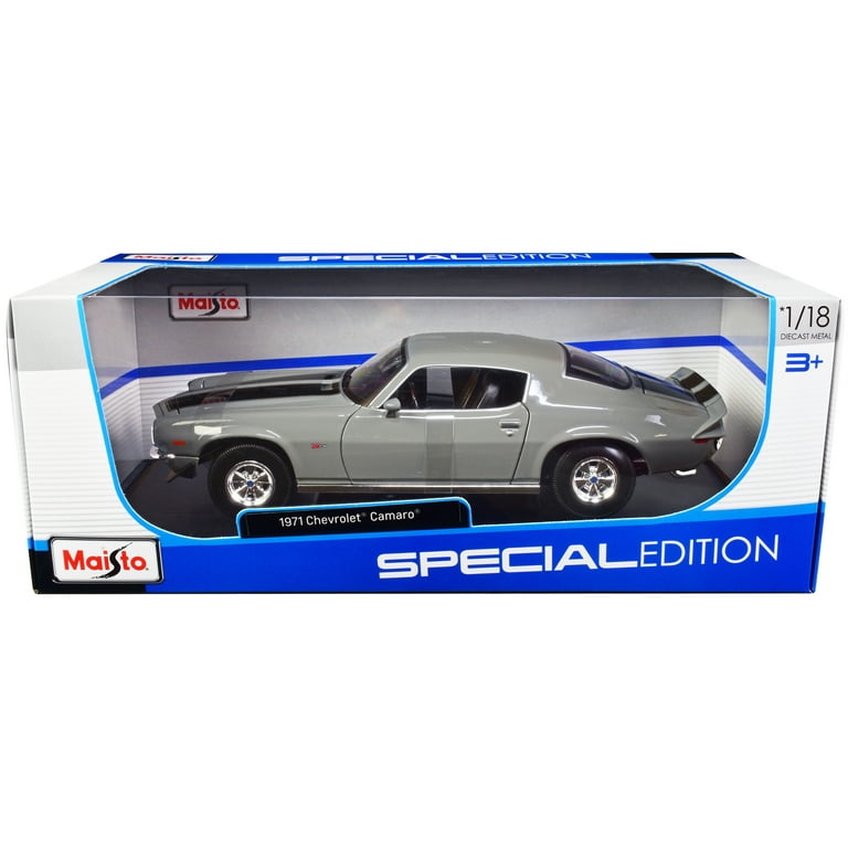 1971 Chevrolet Camaro Gray with Black Stripes