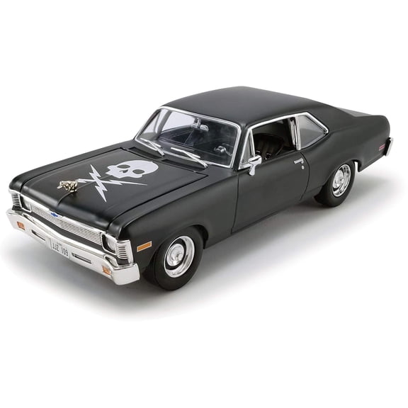 1971 Chevrolet Nova - Matte Black from Death Proof 1:18 Scale Diecast Replica Model