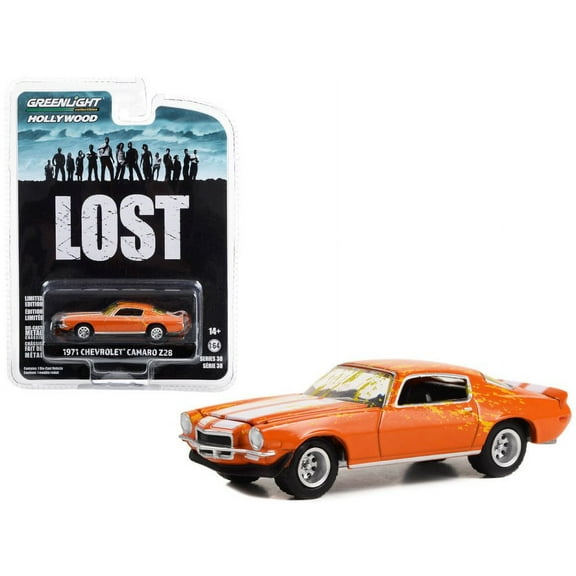 1971 Chevy Camaro Z/28 (Dirty Version), Lost - Greenlight 44980C/48 - 1/64 Scale Diecast Car