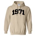 thumbnail image 1 of 1971 College Style Hoodie Sweatshirt Unisex 2X-Large Sand, 1 of 5