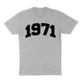 thumbnail image 1 of 1971 College Style Shirt Unisex 4X-Large Grey, 1 of 5