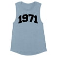 thumbnail image 1 of 1971 College Style Women's Muscle Tank X-Large Stonewash Denim, 1 of 5