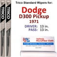 thumbnail image 1 of 1971 Dodge D300 Pickup Wiper Blades (Set of 2), 1 of 4