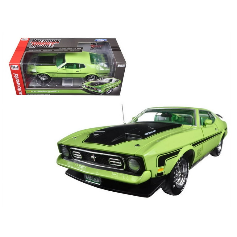 1971 Ford Mustang Mach 1 429 Ram Air Grabber Lime with Green