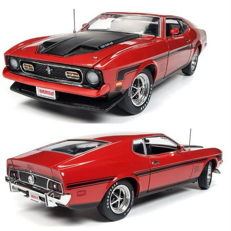 1/18 Sunstar 1971 Ford Mustang Mach 1 (Black) Diecast Car