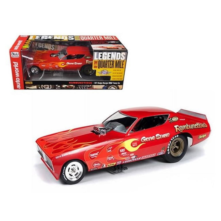 1971 Gene Snow Rambunctious Dodge Charger NHRA Funny Car Model 1